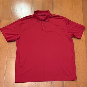 Nike Men's Vibrant Red Polo Shirt